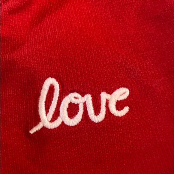 Red Dress with Heart Pattern - Picture 3 of 7